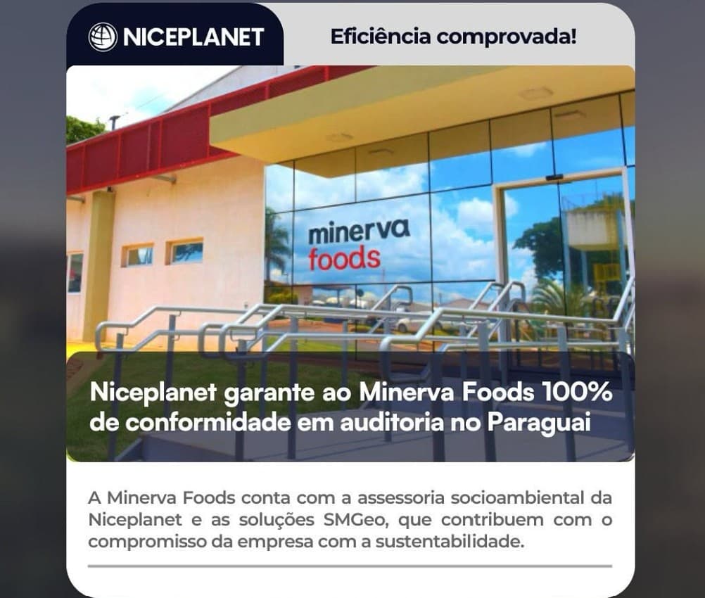 Minerva Foods obteve 100% de conformidade em auditoria de terceira